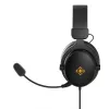 Deltaco GAM-190 gaming headset δέρμα πρωτεΐνης καλώδιο 3,5 mm μαύρο