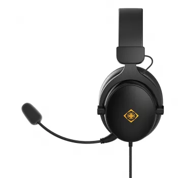 Deltaco GAM-190 gaming headset δέρμα πρωτεΐνης καλώδιο 3,5 mm μαύρο