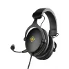 Deltaco GAM-190 gaming headset δέρμα πρωτεΐνης καλώδιο 3,5 mm μαύρο