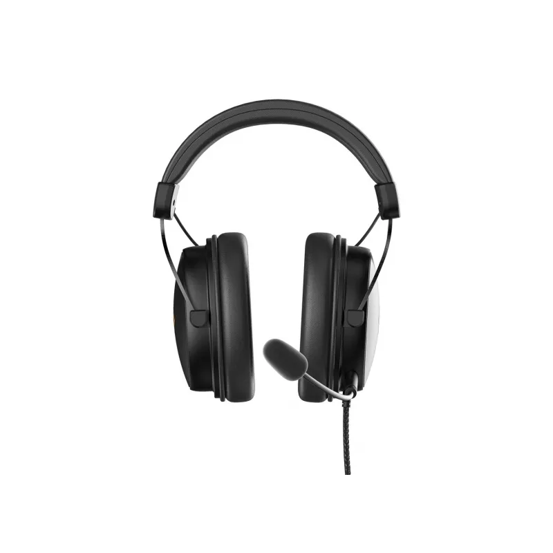 Deltaco GAM-190 gaming headset δέρμα πρωτεΐνης καλώδιο 3,5 mm μαύρο