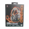 Deltaco GAM-190 gaming headset δέρμα πρωτεΐνης καλώδιο 3,5 mm μαύρο