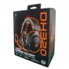 Deltaco GAM-190 gaming headset δέρμα πρωτεΐνης καλώδιο 3,5 mm μαύρο