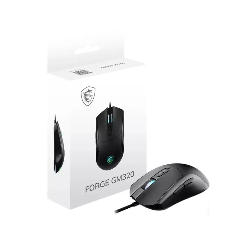 MSI Forge GM320 Gaming ποντίκι μαύρο USB - Ποντίκι - Οπτικό