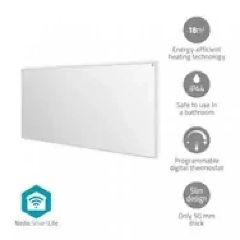 Nedis SmartLife HTIP700WTW πάνελ θέρμανσης υπερύθρων, 700 W, λευκό