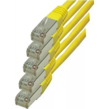 S-Conn RJ45-RJ45 - m-m - 1m - RJ-45 - RJ-45 - αρσενικό/αρσενικό - χρυσό - Cat6 - S/FTP (S-STP) (75711-HY-SET5)