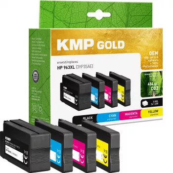 KMP GOLD Cartridge HP 963XL (3YP35AE) Multipack C/M/Y/B ανακατασκευασμένο