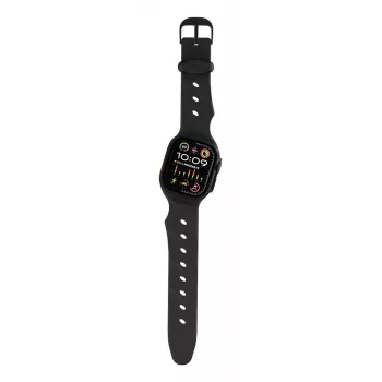 Decoded Silicone Ares Splice Band - σιλικονούχο λουράκι για Apple Watch 44/46/49 mm (μαύρο)