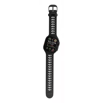 Decoded Silicone Ares O Band - σιλικονούχο λουράκι για Apple Watch 44/46/49 mm (μαύρο)