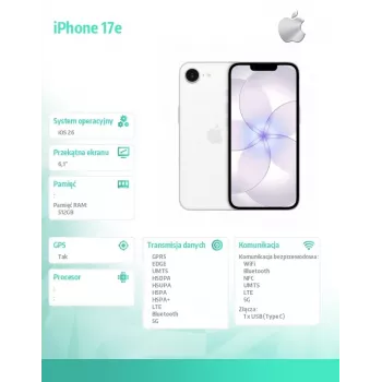 iPhone 17e 512GB Λευκό