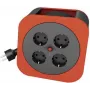 REV Cable box S - Καλώδιο επέκτασης - Εναλλασσόμενο ρεύμα 230 V - 3000 Watt - Θύρες εξόδου: 4 (4 x τάση) - 10,0m - Κόκκινο (0010012600)