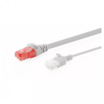 CAT 6 U-UTP λεπτό patch καλώδιο, 0,3 m, Γκρι