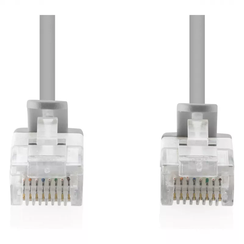 CAT 6 U-UTP λεπτό patch καλώδιο, 0,3 m, Γκρι