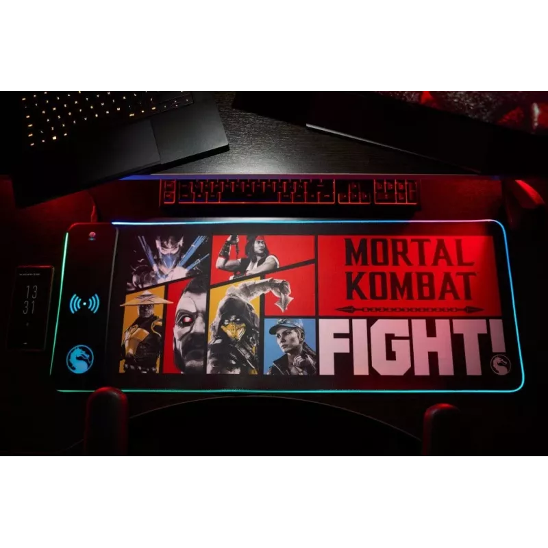 Numskull Mousepad Mortal Kombat + ασύρματη φόρτιση 30x80cm