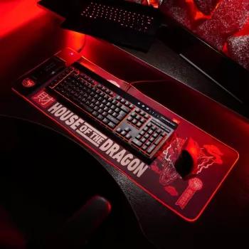 Numskull Mousepad House of the Dragon + ασύρματη φόρτιση 30x80cm