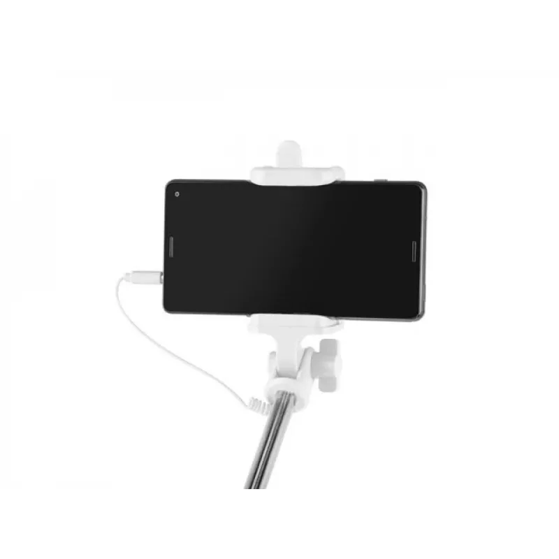 Selfie-Stick Monopod ενσύρματο λευκό