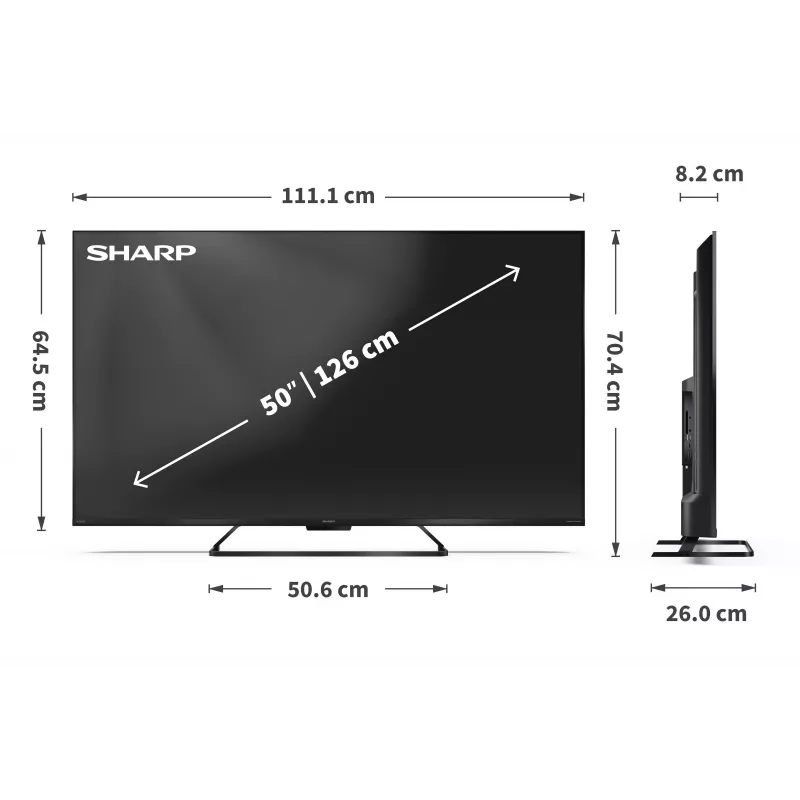 TV QLED 50 ίντσες 50HR8465E