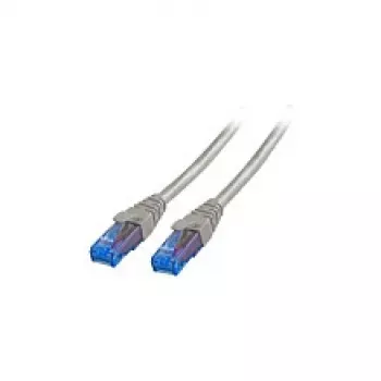 EFB Καλώδιο Patch RJ45 Cat.6A U/UTP LSZH Premium 500MHz γκρι 15m