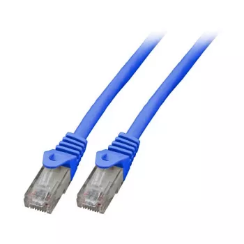 EFB Καλώδιο Patch RJ45 Cat.5e U/UTP LSZH CCA AWG24/7 μπλε 30m