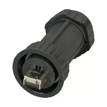 EFB Elektronik IP68FST6AB - Σύνδεσμος στεγανοποίησης καλωδίου για RJ45 επιτόπιου τερματισμού βύσμα, 6,5 - 9,0mm