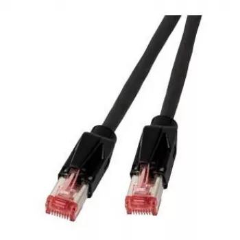 EFB RJ45 Patchkabel Cat.6A S/FTP LSZH Draka UC900 TM21 μαύρο 0,25m