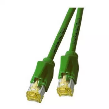 EFB RJ45 Patchkabel Cat.6A S/FTP LSZH Draka UC900 TM31 πράσινο 0,25 m
