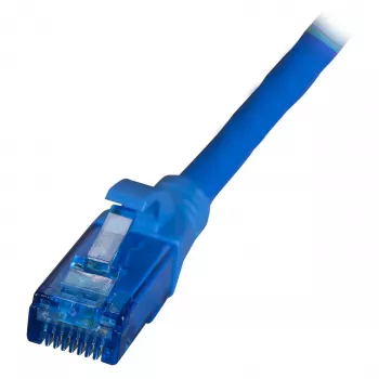 EFB RJ45 Patchkabel Cat.6A U/UTP LSZH Premium 500MHz μπλε 0,15m