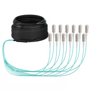 EFB Καλώδιο trunk U-DQ(ZN)BH OM3 12G (1x12) SC-SC 10m Dca LSZH