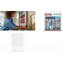 tesa Powerstrips CLICK αυτοκόλλητες λωρίδες Velcro MEDIUM Slim, λευκό για ανάρτηση εικόνων και επίπεδων διακοσμήσεων τοίχου, - 1 τεμ. (77721-00030)