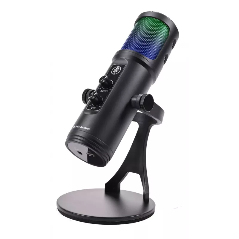 Deltaco Gaming RGB Μικρόφωνο streaming μαύρο