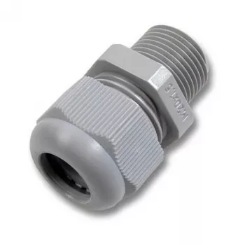 EFB Elektronik Σύνδεσμος καλωδίου PG-16 PA6, με παξιμάδι ασφάλισης γκρι RAL7035
