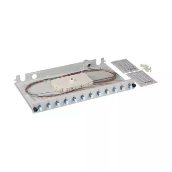 EFB Κουτί συγκόλλησης πράσινο επεκτάσιμο LC/APC OS2 12xPigtails απομακρυσμένα & 6x υποδοχή duplex