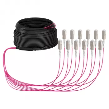 EFB Trunk καλώδιο U-DQ(ZN)BH OM4 12G (1x12) SC-SC 10m Dca LSZH