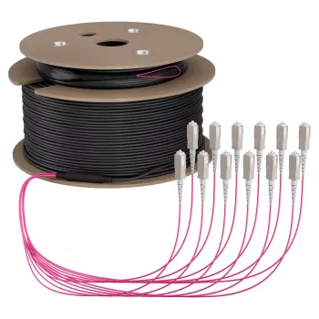 EFB Trunk Καλώδιο U-DQ(ZN)BH OM4 12G (1x12) SC-SC 90m Dca LSZH