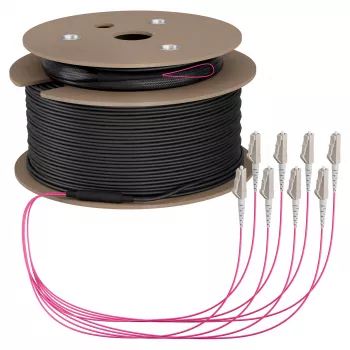 EFB Trunk Καλώδιο U-DQ(ZN)BH OM4 8G (1x8) LC-LC 190m Dca LSZH