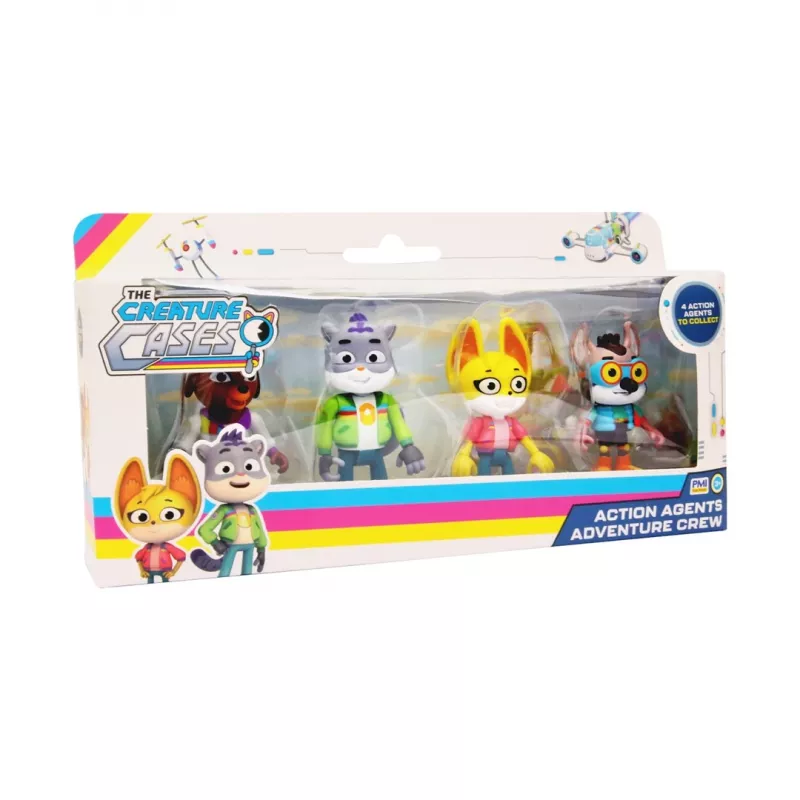 Creature Cases S1 Action Agents 7,5 CM - Συσκευασία 4 τεμ.