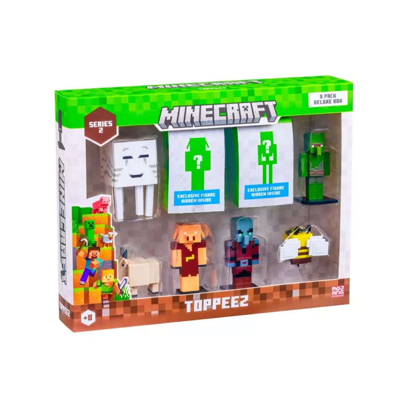 Minecraft S2 Φιγούρες - Συσκευασία 8 τεμ. Deluxe-Box (Σειρά)