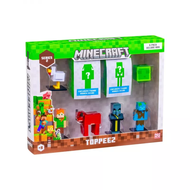 Minecraft S2 Φιγούρες - Συσκευασία 8 τεμ. Deluxe-Box (Σειρά)