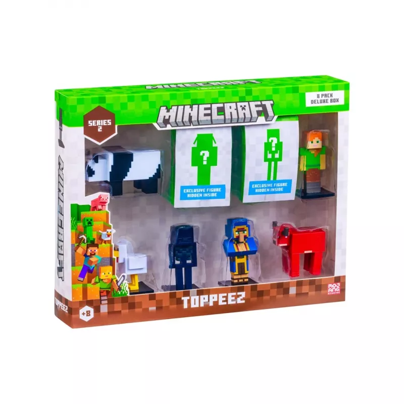 Minecraft S2 Φιγούρες - Συσκευασία 8 τεμ. Deluxe-Box (Σειρά)