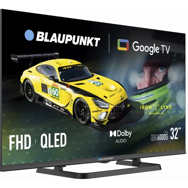 Blaupunkt QLED TV | 32QBG6000S | 32 ίντσες | Smart TV | Google TV | Μαύρο