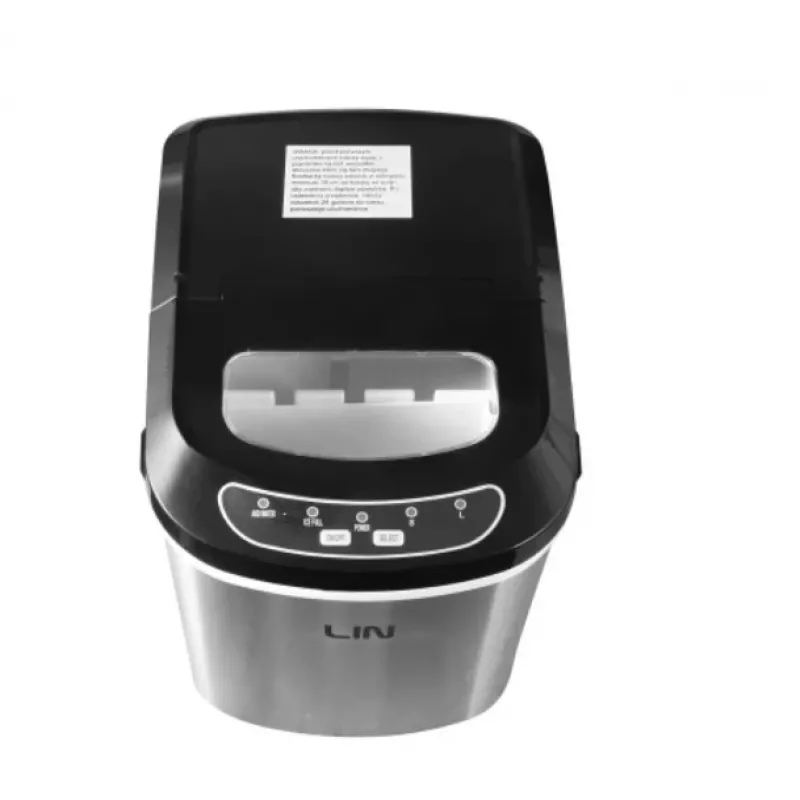 Φορητή παγομηχανή LIN ICE PRO-S12 ασημί