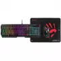 A4TECH BLOODY USB B1700 B140N +ES7 + BP-50M USB/ Esports Black USB σετ (πληκτρολόγιο+ποντίκι+pad) (EN)