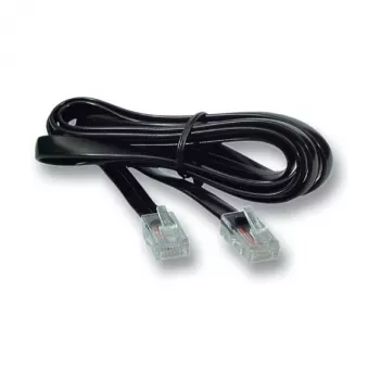 EFB-Elektronik Αρθρωτό καλώδιο μαύρο, 2 x RJ10 (4/4) βύσματα αρσενικό, 1:1, 10,0 m