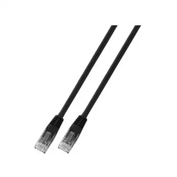 EFB-Elektronik Καλώδιο Patch RJ45 Cat.6 U/UTP PVC CCA μαύρο 2m Κατασκευαστής: EFB Elektronik (K8100SW.2)