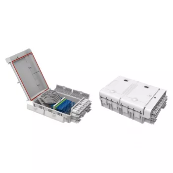FTTH IP65 Υπαίθριο Κουτί Τερματισμού Οπτικών Ινών Κατασκευαστής FTTH-BOX-OUT-5 για 48 Ίνες, 24 Αντάπτορες, Κασέτα Συγκόλλησης περιλαμβάνεται