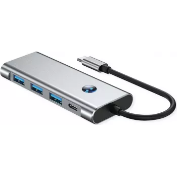 VALUE Θύρα σύνδεσης USB-C 7-in-1, 4K60 1xHDMI, 3xUSB-A, 1xSD/microSD, 1xC PD (12.99.1144)