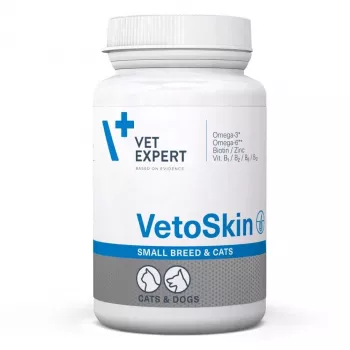 VetExpert VetoSkin Small Breed and Cats 60 κάψουλες.