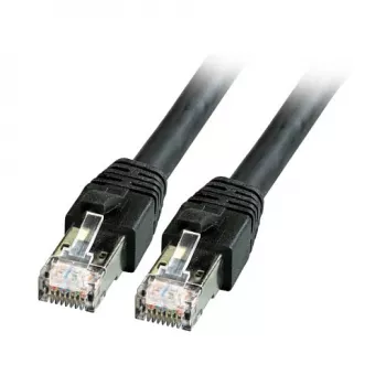 EFB-Elektronik Καλώδιο Patch RJ45 Cat.8.1 S/FTP LSZH BC μαύρο 5m