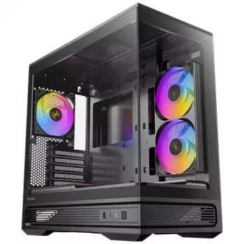 Κουτί Antec Mini C2M ARGB M-ATX/M-ITX χωρίς τροφοδοτικό μαύρο retail