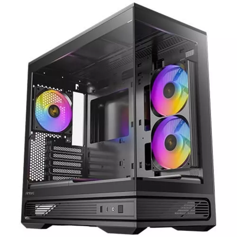 Κουτί Antec Mini C2M ARGB M-ATX/M-ITX χωρίς τροφοδοτικό μαύρο retail
