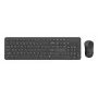 Gembird KBS-WPS-01 ασύρματο σετ πληκτρολογίου-ποντικιού, αγγλικό, μαύρο